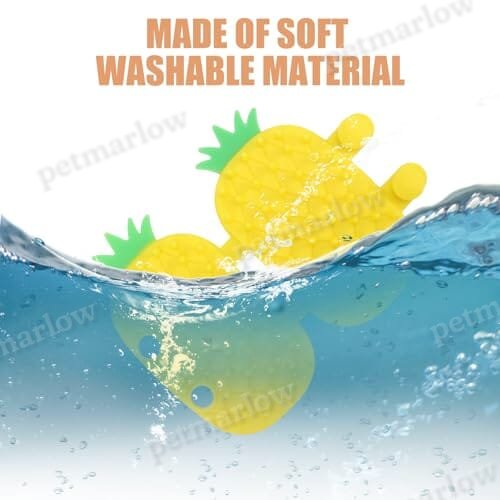 Pineapple Self Cleaning Cat Brush 2-in-1 Tickling Comb Pet Brush – view 3