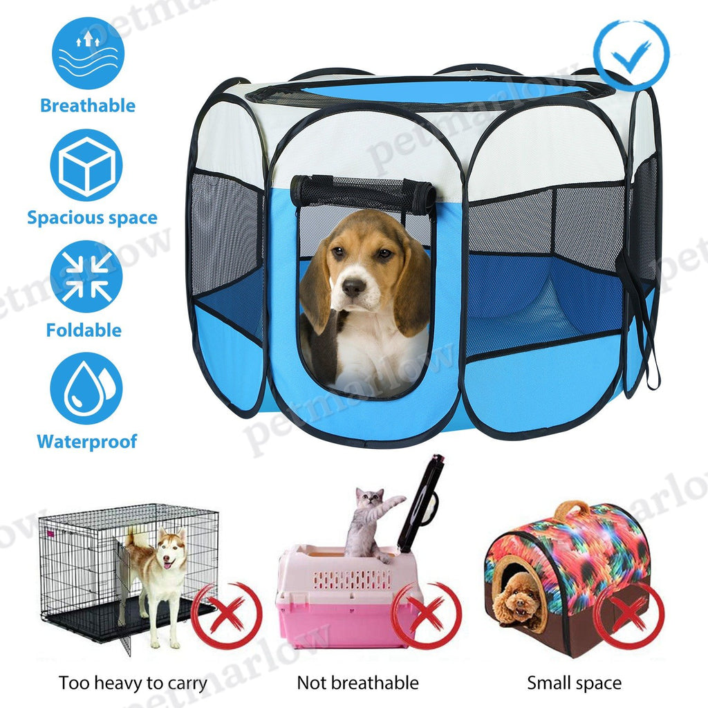 Portable Foldable Pet Tent Exercise Pen – view 4