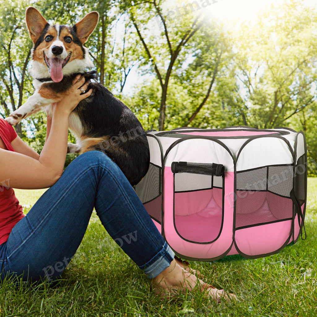 Portable Foldable Pet Tent Exercise Pen – view 5