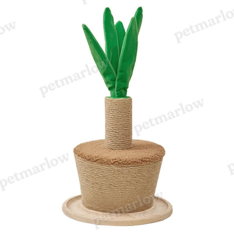 Plant-Style Cat Tree – Sisal Scratching Trunk with Soft Leaves, Home Scratching Furniture for Cats – view 3