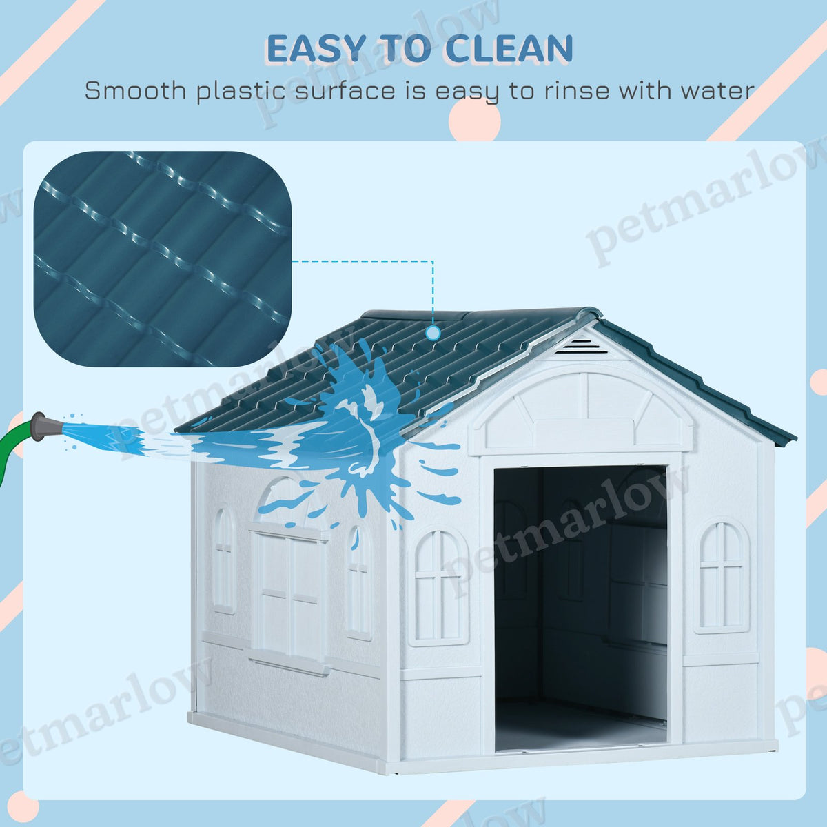 Plastic Dog House for Medium and Small Dogs – view 4