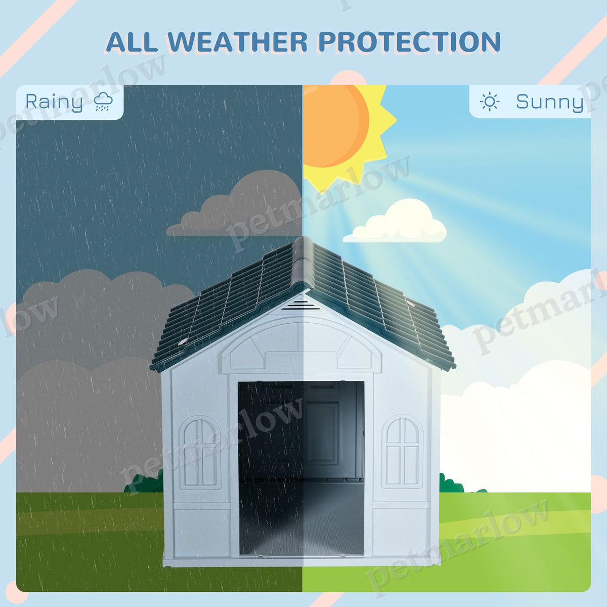 Plastic Dog House for Medium and Small Dogs – view 6