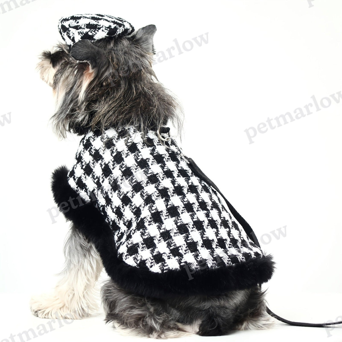 Plush Cape Coat And Hat Set For Small And Medium-Sized Dogs – view 6