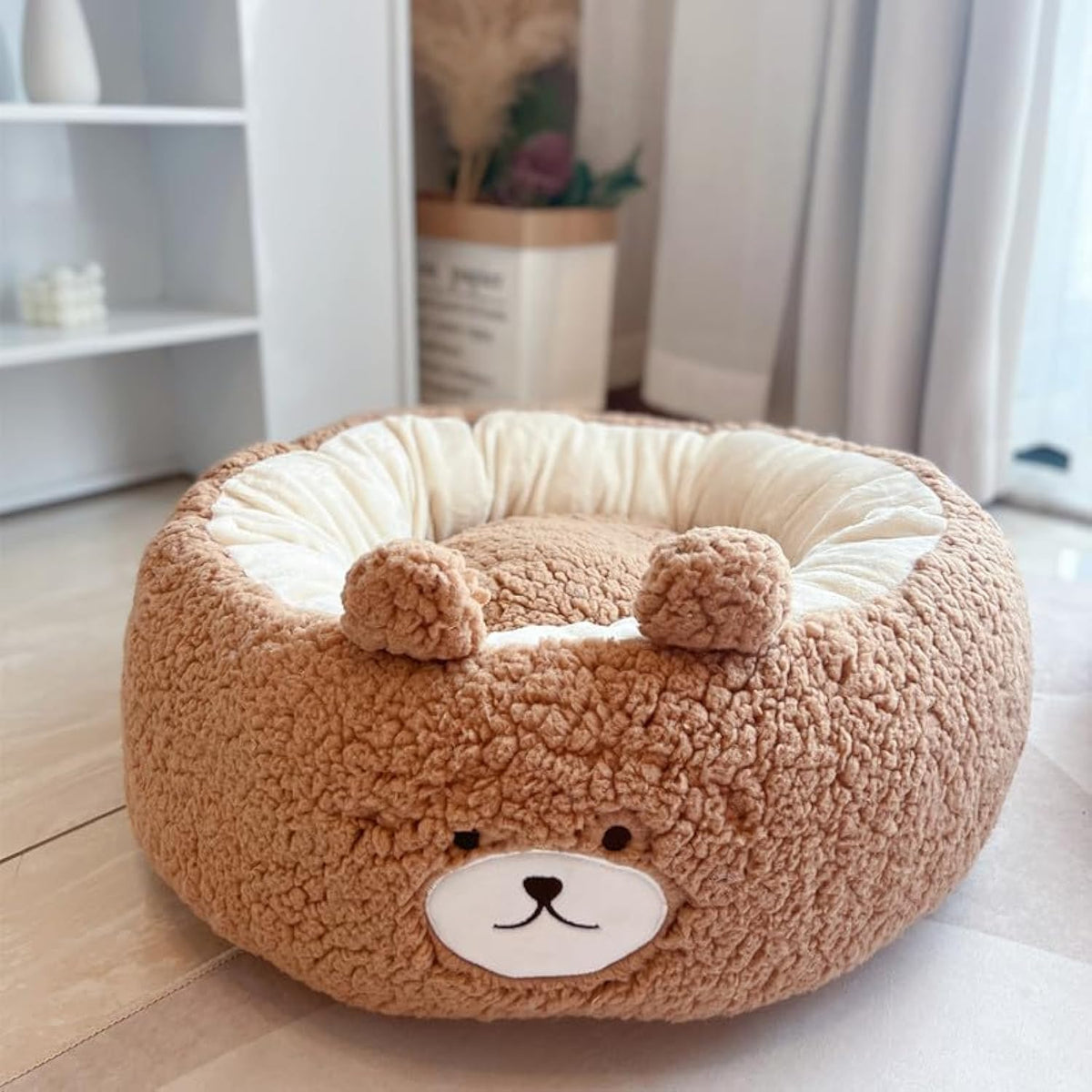 Plush Cartoon Pet Nest Bed