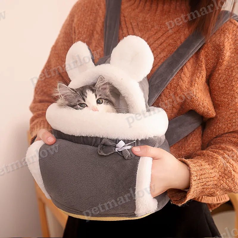Plush Cat Carrier Strap – Comfortable and Cute Design – view 6