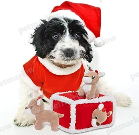 Plush Christmas Dog Toy Pets - Reindeer – view 2