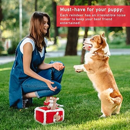 Plush Christmas Dog Toy Pets - Reindeer – view 7