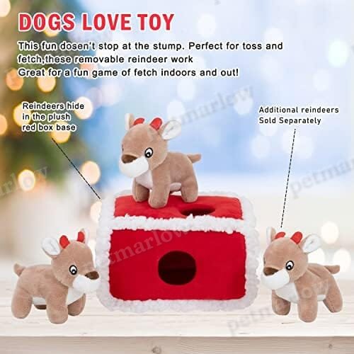 Plush Christmas Dog Toy Pets - Reindeer – view 4