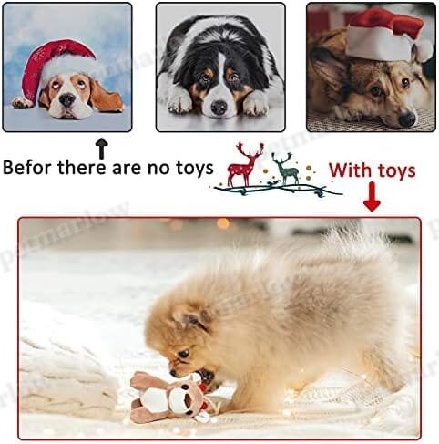 Plush Christmas Dog Toy Pets - Reindeer – view 5