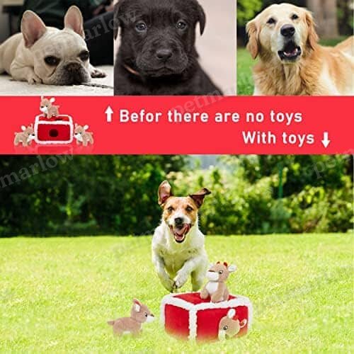 Plush Christmas Dog Toy Pets - Reindeer – view 6