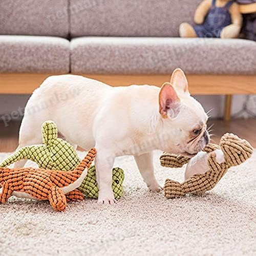 Squeaky Dinosaur Dog Toy – view 6