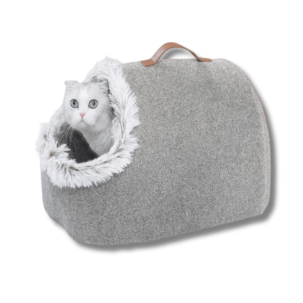 Plush Fur Lined Cat Cave