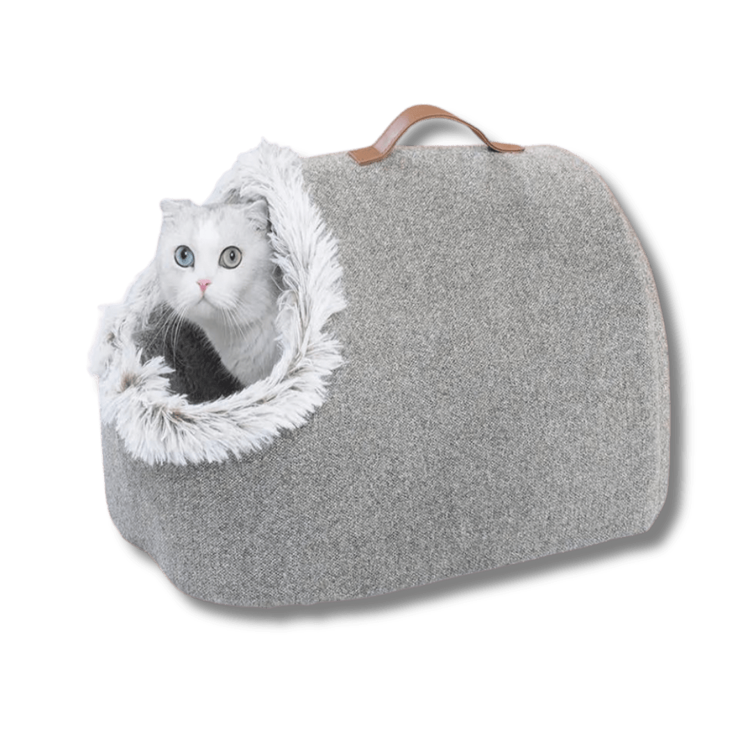 Plush Fur Lined Cat Cave