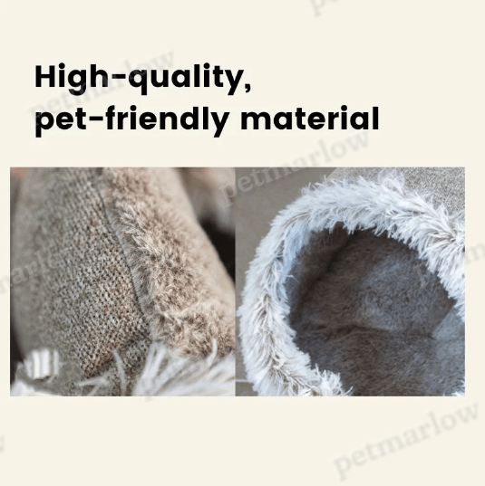 Plush Fur Lined Cat Cave – view 5