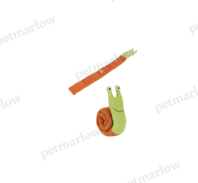 Plush Snail-Shaped Dog Toy with Crinkle Effect and Squeaker – view 4