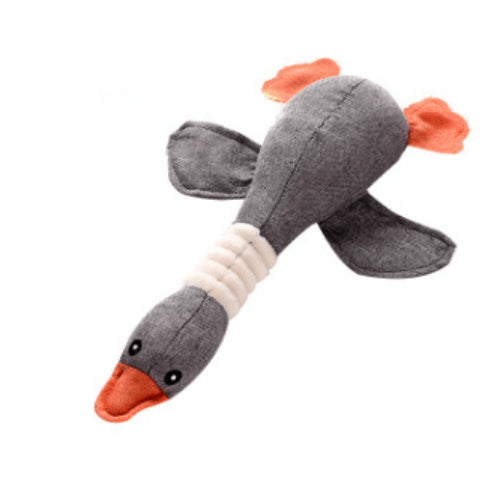 Pooch Duckie Plushie – Gray