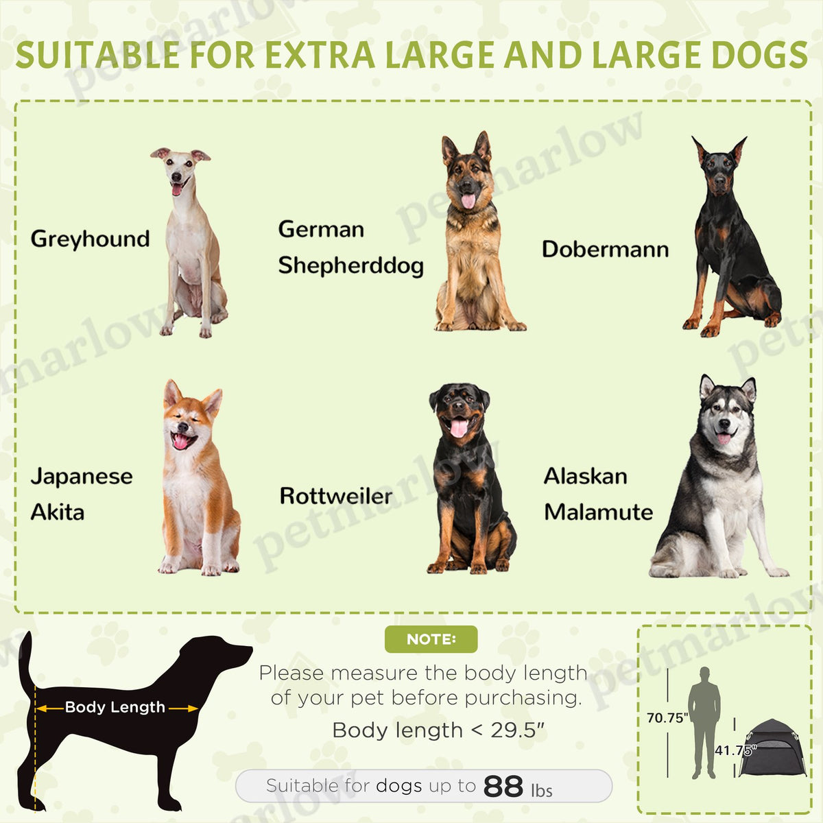 Pop Up Dog Tent for Large Dogs – view 6