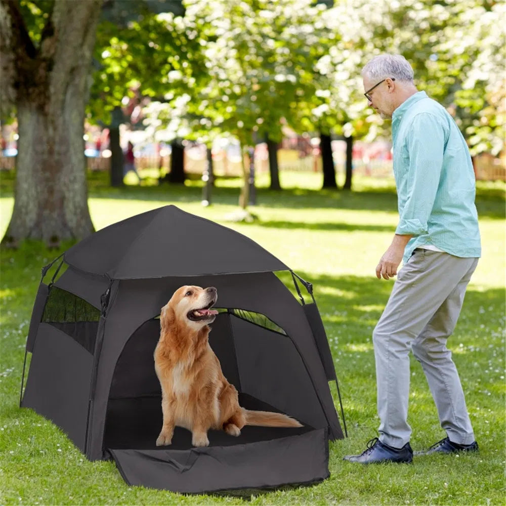 Pop Up Dog Tent for Camping and Outdoors – view 2
