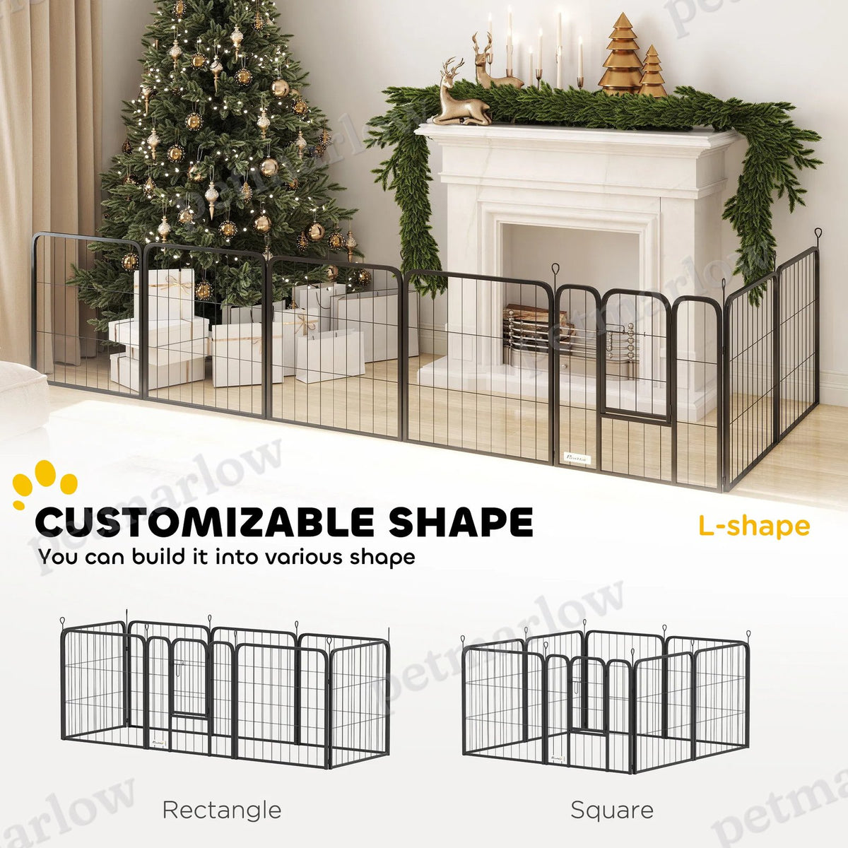 Portable 24" Dog Playpen for Indoor and Outdoor Use – view 3