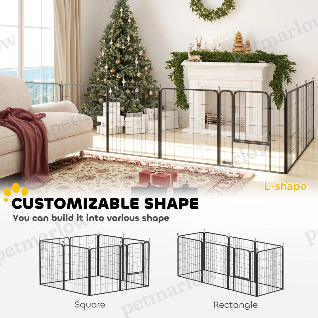 Portable 31.5" Dog Playpen for Indoor and Outdoor Use – view 5