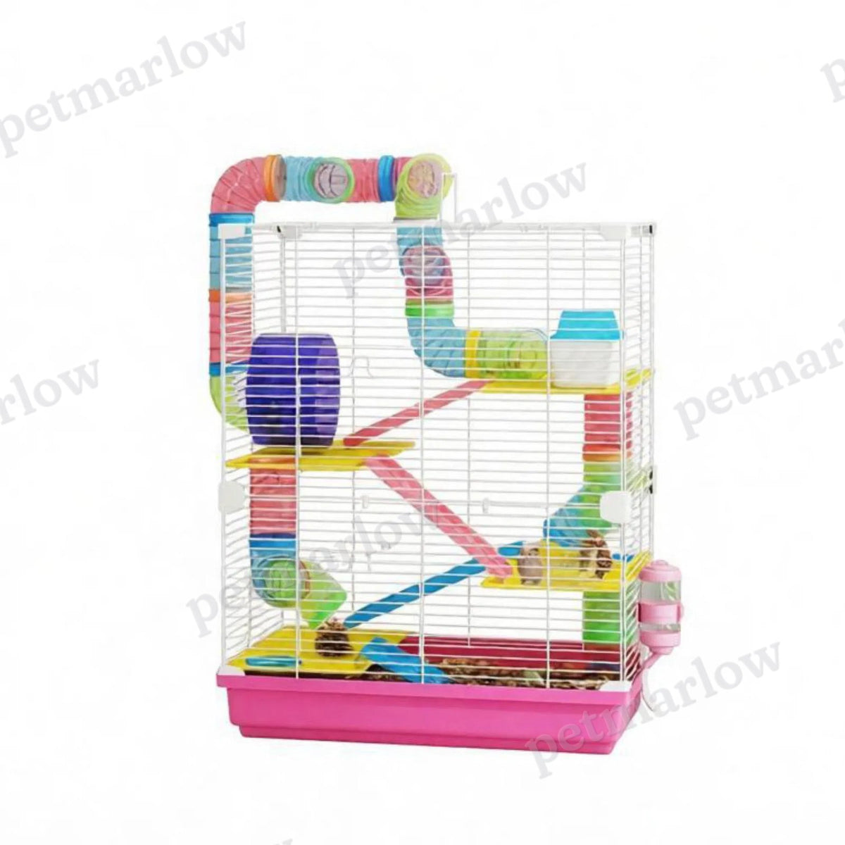 Portable 5-Tier Hamster Cage for Small Animals