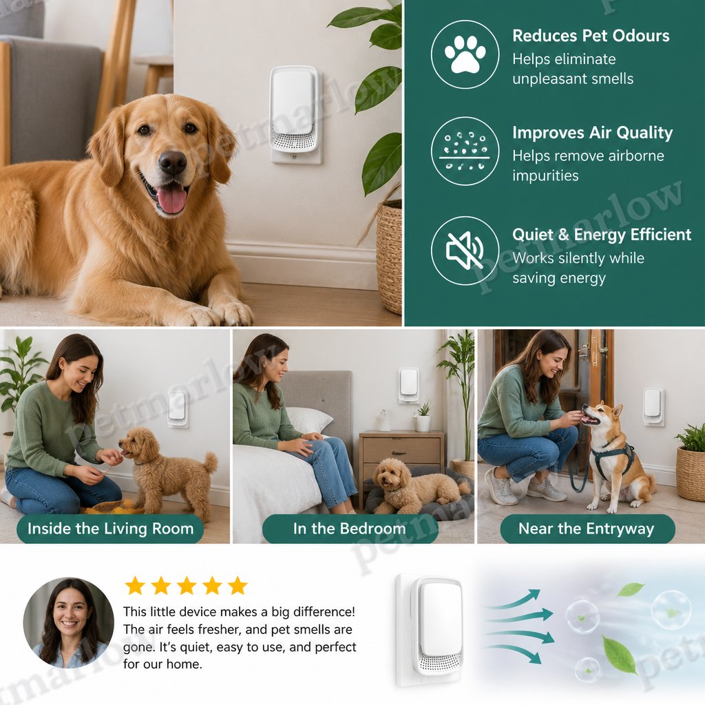 Portable Air Purifier & Odour Eliminator – Ideal for Pet Homes – view 5