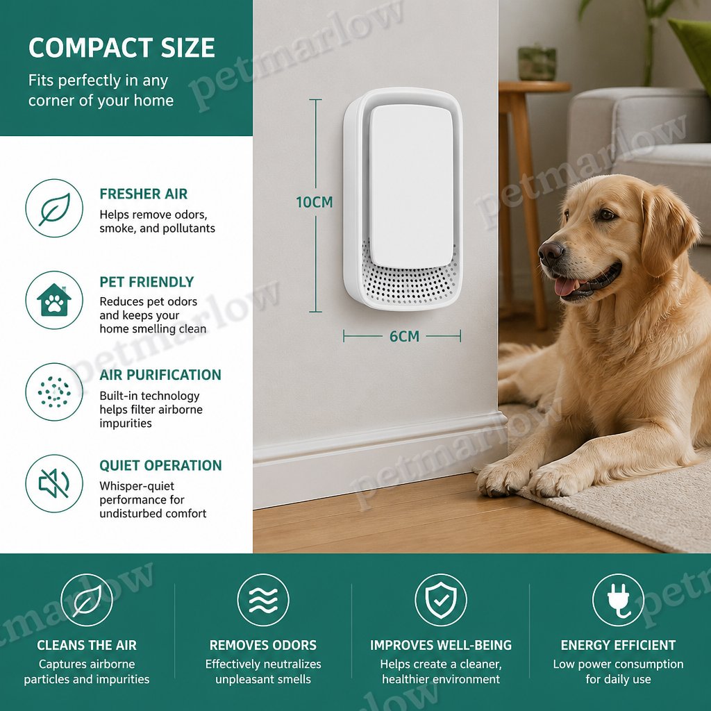 Portable Air Purifier & Odour Eliminator – Ideal for Pet Homes – view 6