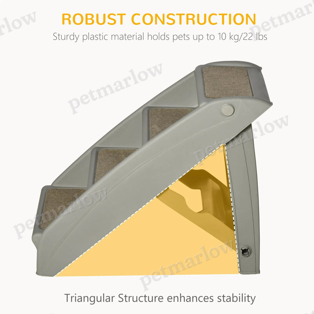 Portable Dog Stairs for Small Pets, Foldable and Non-Slip – view 3