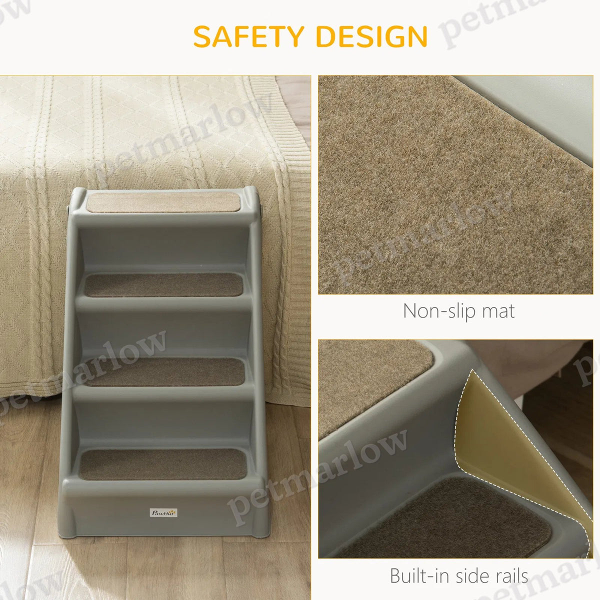 Portable Dog Stairs for Small Pets, Foldable and Non-Slip – view 5