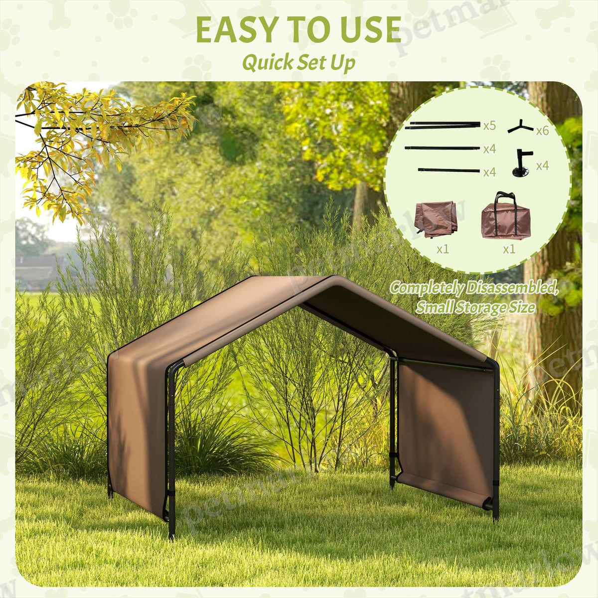 Portable Water Resistant Dog Tent – view 5