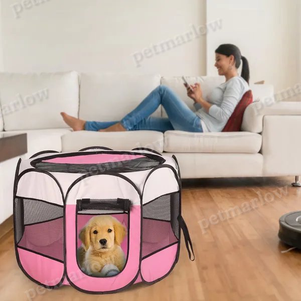 Portable Foldable Pet Playpen Exercise Pen – view 5
