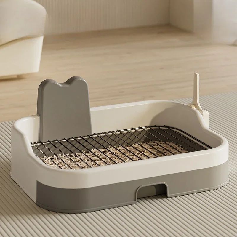 Portable Indoor Dog Potty Training Tray – Gray