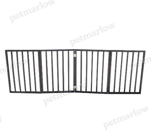 Portable Wooden Pet Gate Fence – view 5