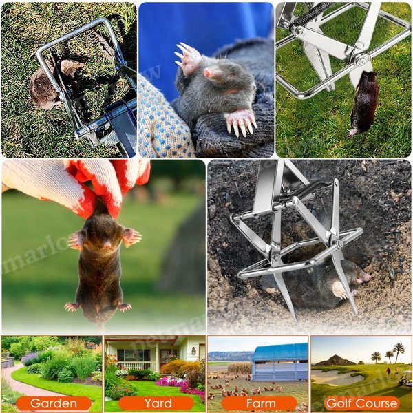 Powerful Mole Snap Trap - Humane and Easy Setup – view 6