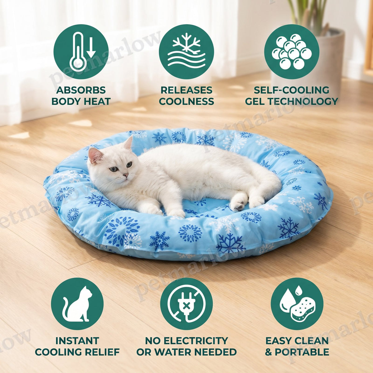 Practical Cooling Mat for Cats – Refreshing Summer Mat for Hot Days – view 6