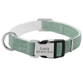 Personalized Engraved Pet Collar for Dogs and Cats – Green / S