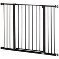 Pressure Fit Dog Gate Pet Barrier – Black