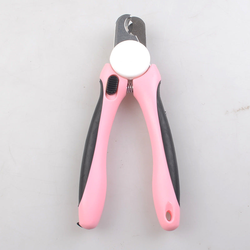 Professional Pet Nail Safe Claw Trimmer Products Pet Cleaning Grooming Tools – Pink