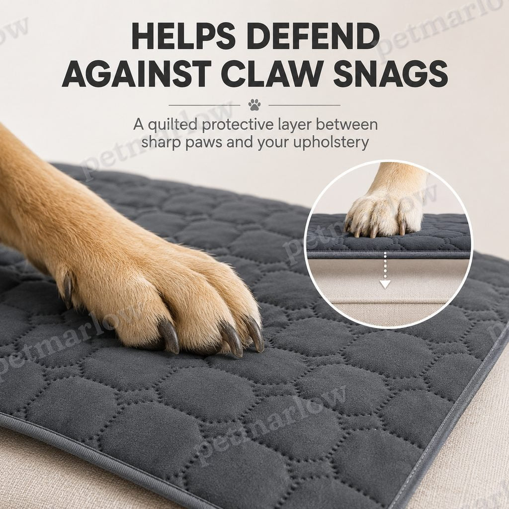 Quilted Waterproof Anti-Scratch Pet Sofa Protector – view 3