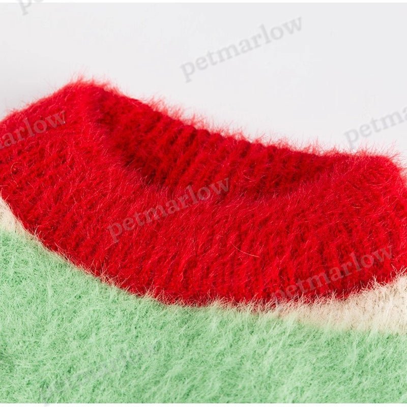Rainbow Striped Pet Sweater – view 4