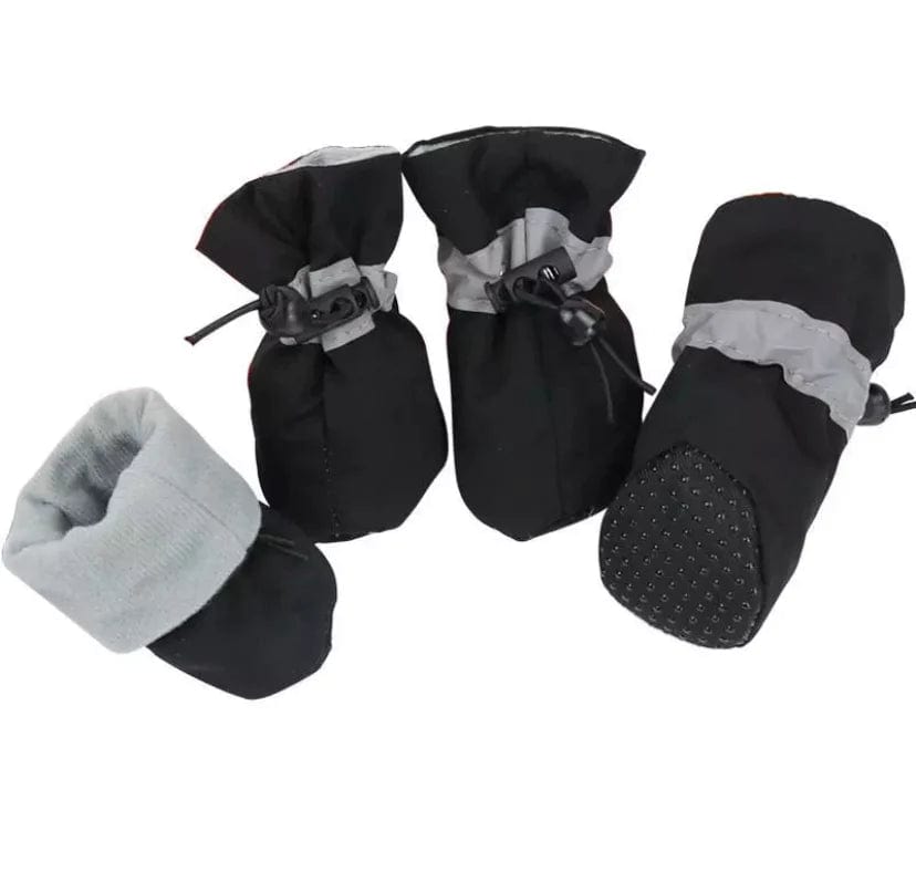 Rainy Day Dog Shoes – Black / 1