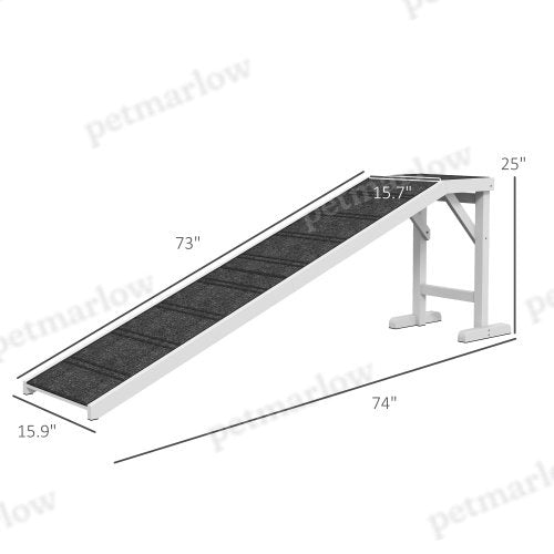 Dog Bed Ramp With Non-Slip Carpet – view 4