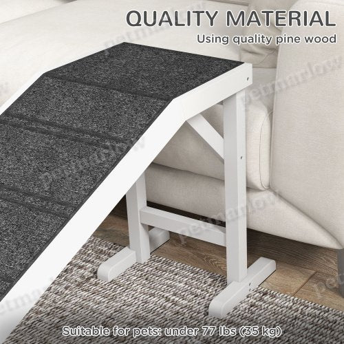 Dog Bed Ramp With Non-Slip Carpet – view 6