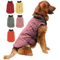 Reflective Dog Coat with Leash Attachment – Pink / L