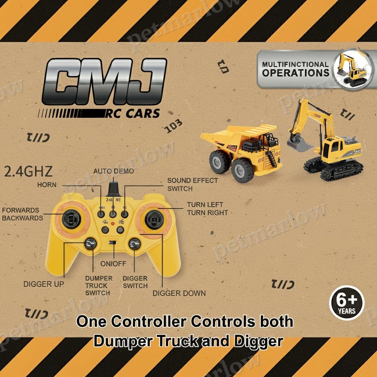 Remote Control Excavator Set For Kids' Educational Play – view 5