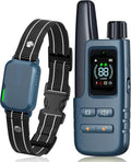 Remote Dog Training Collar – 3300FT & 4200FT Options – Style1- Cyan Blue 1 Pack-3300FT