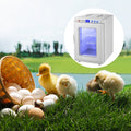 Reptile Incubator with LED Display – White