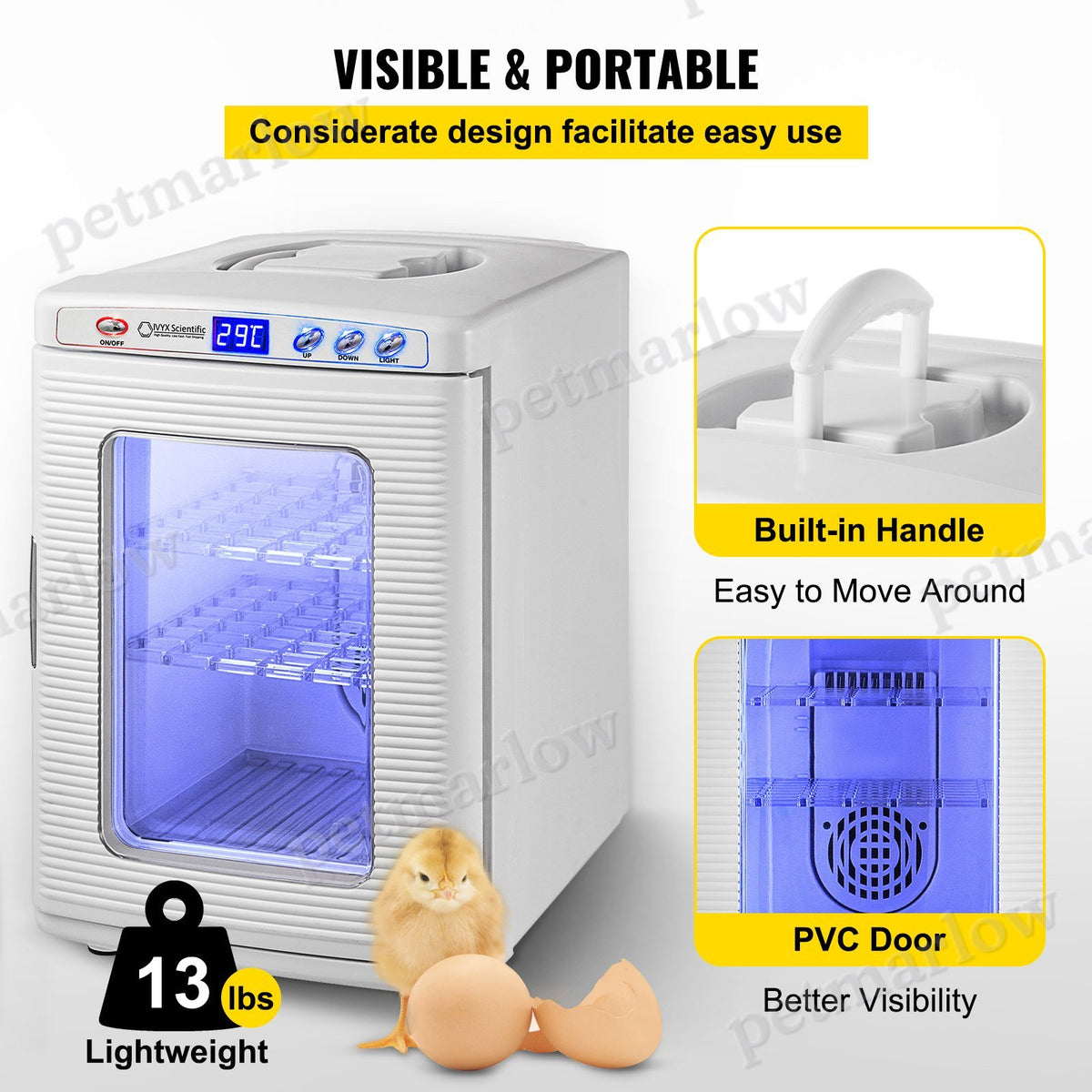 Reptile Incubator with LED Display – view 4