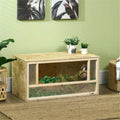 Reptile Terrarium with Ventilation and Sliding Doors – view 2
