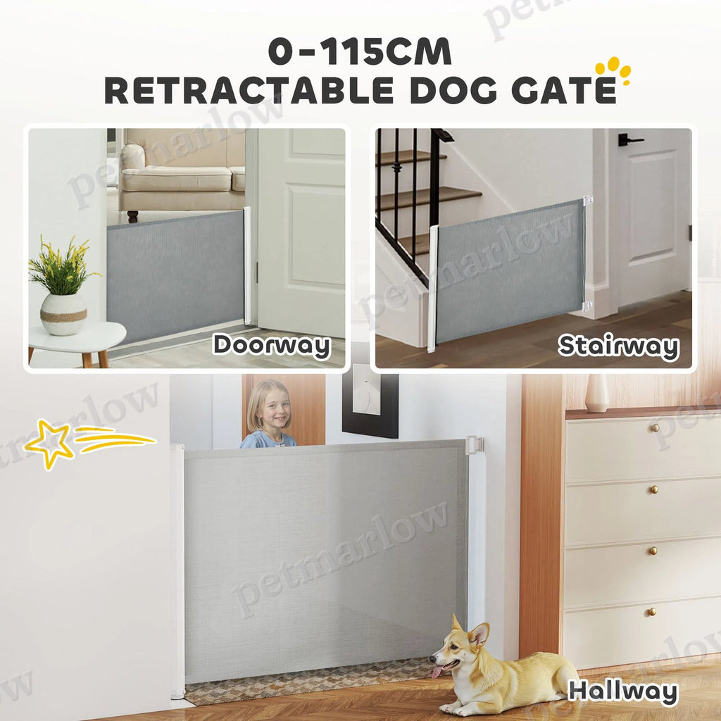 Retractable Pet Safety Barrier Gate – view 3